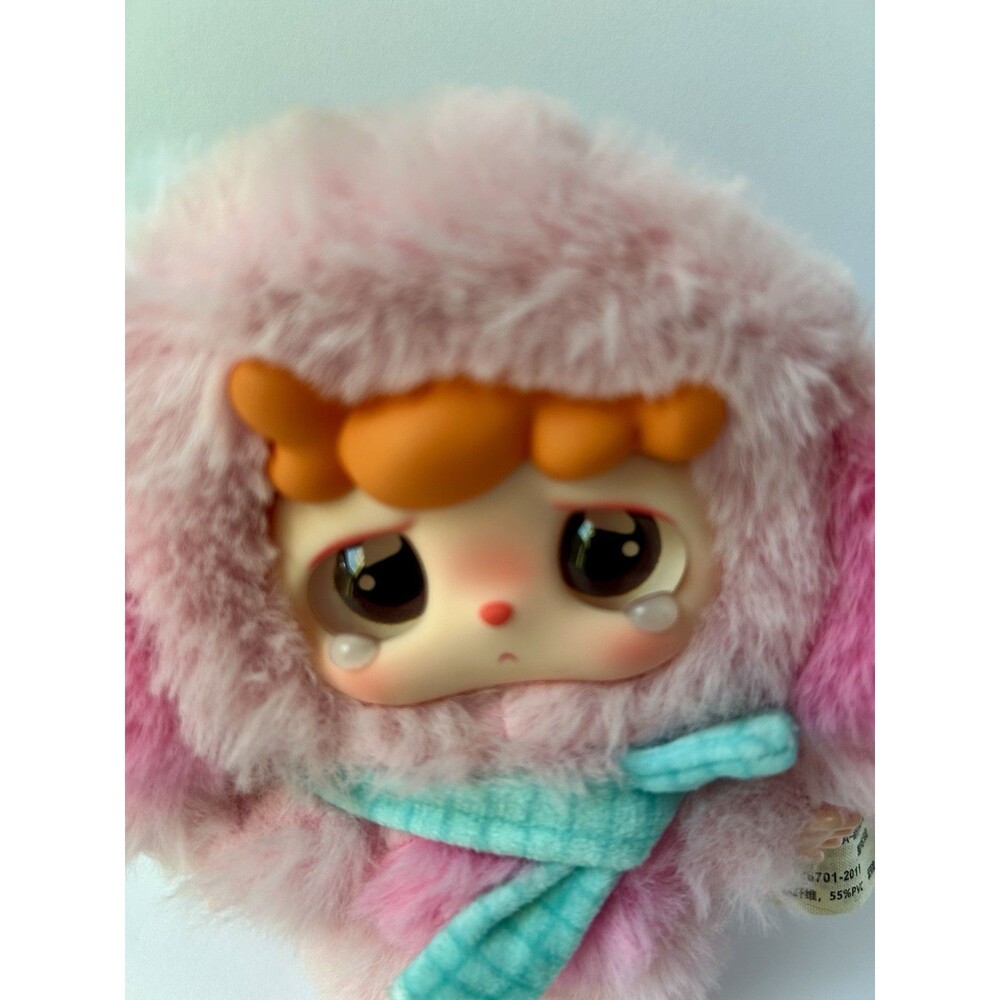 Mitutu Hulula blind Box  Animation Stuffed Animal Keyring 6" Green Hat Scarf